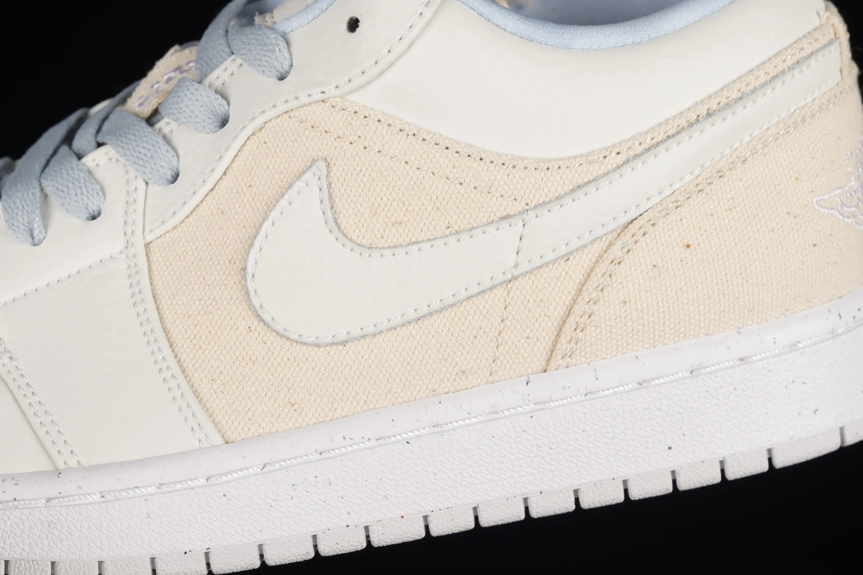 All categories Air Jordan Jordan series basketball shoes Air Jordan 1 Low Air Jordan 1 Low "Canvas" AJ1 Joe 1 cloud powder low-top basketball shoes DQ4151-500